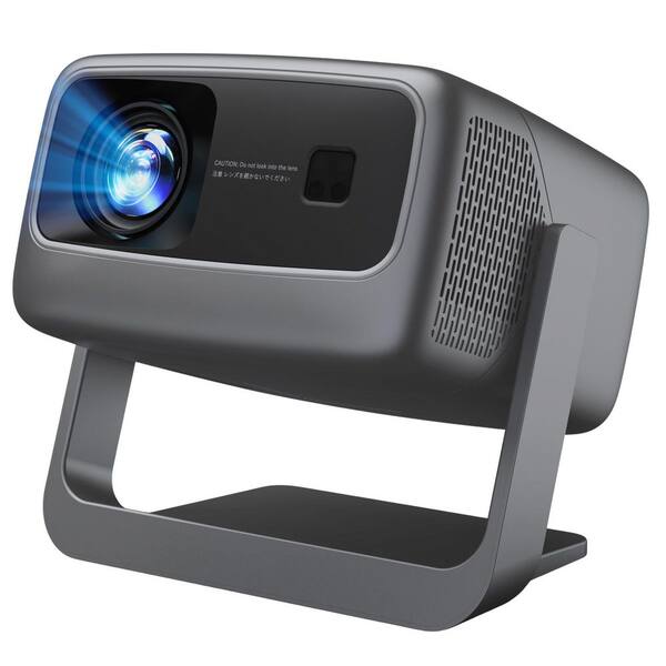 4K Projector w/ 1500 ANSI Lumens, 360° Rotatable Stand, Bluetooth, Auto Focus, Native 1080P, HDR10+, 500" Display