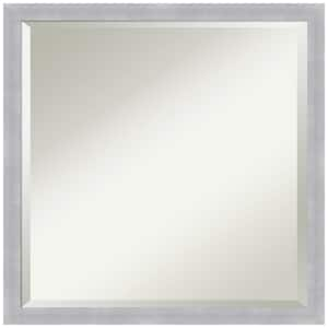 Grace Brushed Nickel 22 in. H x 22 in. W Framed Wall Mirror