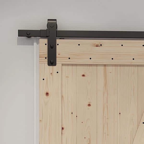 36 in. x 84 in. Canadian Hemlock Unfinished Sliding Barn Door with Hardware Kit 36 in. x 84 in. Canadian Hemlock Unfinished Sliding Barn Door with Hardware Kit