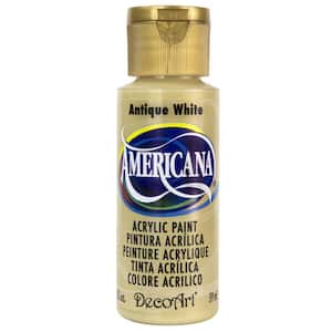 Antique White Americana Acrylic Paint Caramel Colored Artists Acrylic Grey  White Hobby Paint