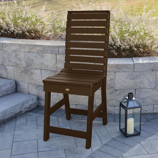 Weatherly Weathered Acorn Recycled Plastic Counter Height Side Chair