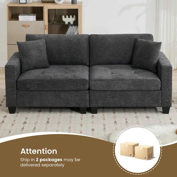 KARE DESIGN San Diego sofa 2シーター グレー ポーラグレー 2シーター