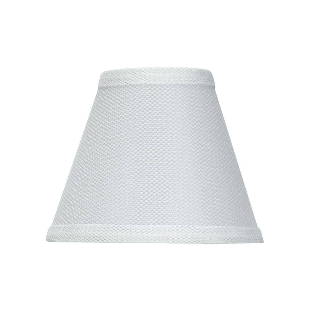 White Network Fabric Empire Chandelier Lamp Shades Set of 9