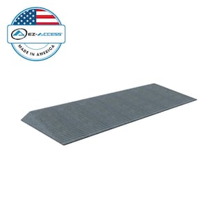 Polynib Solid Indoor Only Door Mat Symple Stuff Color: Charcoal, Mat Size: Rectangle 4' x 8