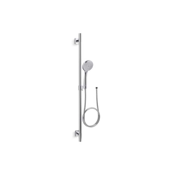 KOHLER Awaken B110 36 in. Premium 4-Spray Wall Mount Handheld Shower ...