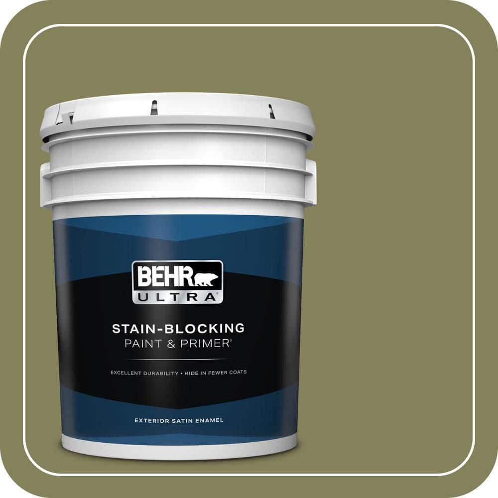 5 gal. #PMD-47 Martini Olive Satin Enamel Exterior Paint & Primer price history on PriceWatchPro