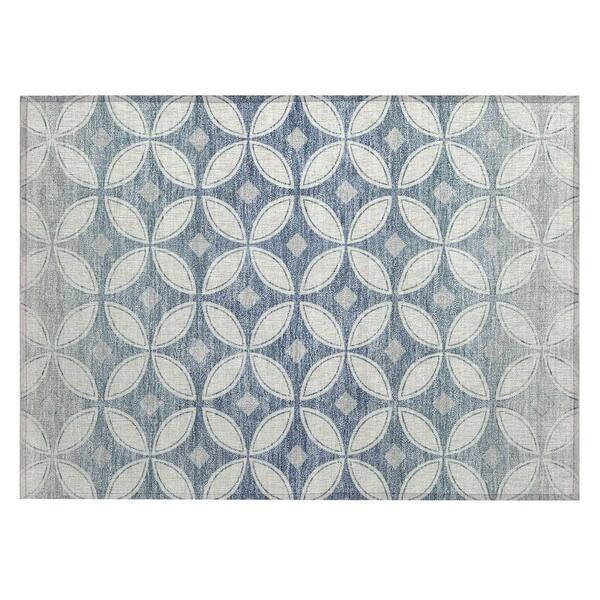 Chantille Machine Washable Indoor/Outdoor Abstract ACN2423 Ivory 2 ft. x 3 ft. Accent Rug
