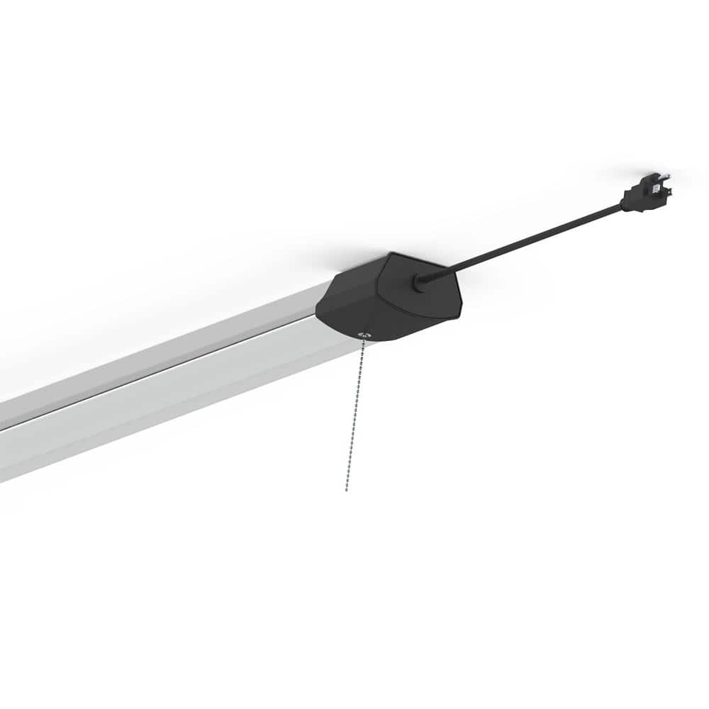 White Frosted Glass 4-ft LED Shop Light with Steel Housing