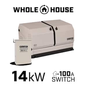 14kW aXis Home Standby Generator System With 100 Amp, aXis Automatic Transfer Switch