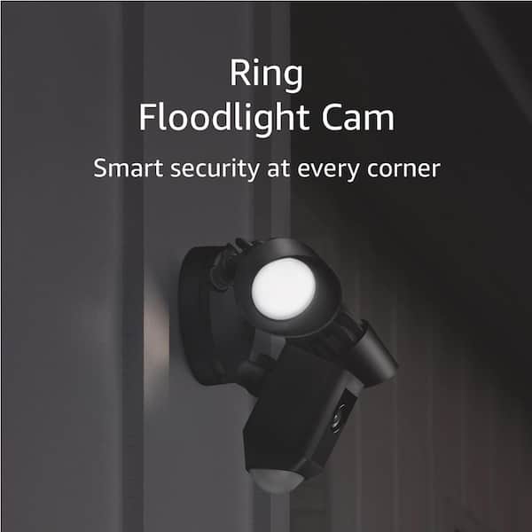 Ring Outdoor Wi-fi Cam With Motion Activated Floodlight 88FL001CH000 Black