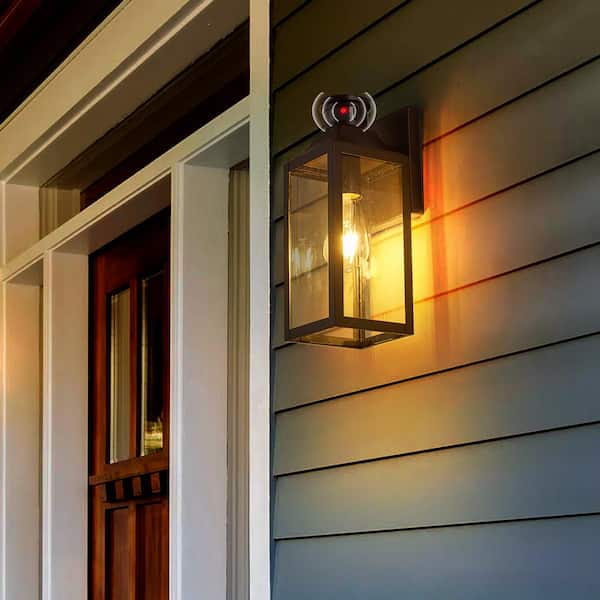 Oil rubbed bronze motion shop sensor light