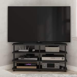 Econ Blackwood/Black Corner TV Stand Entertainment Center Fits TV's up to 55 in.