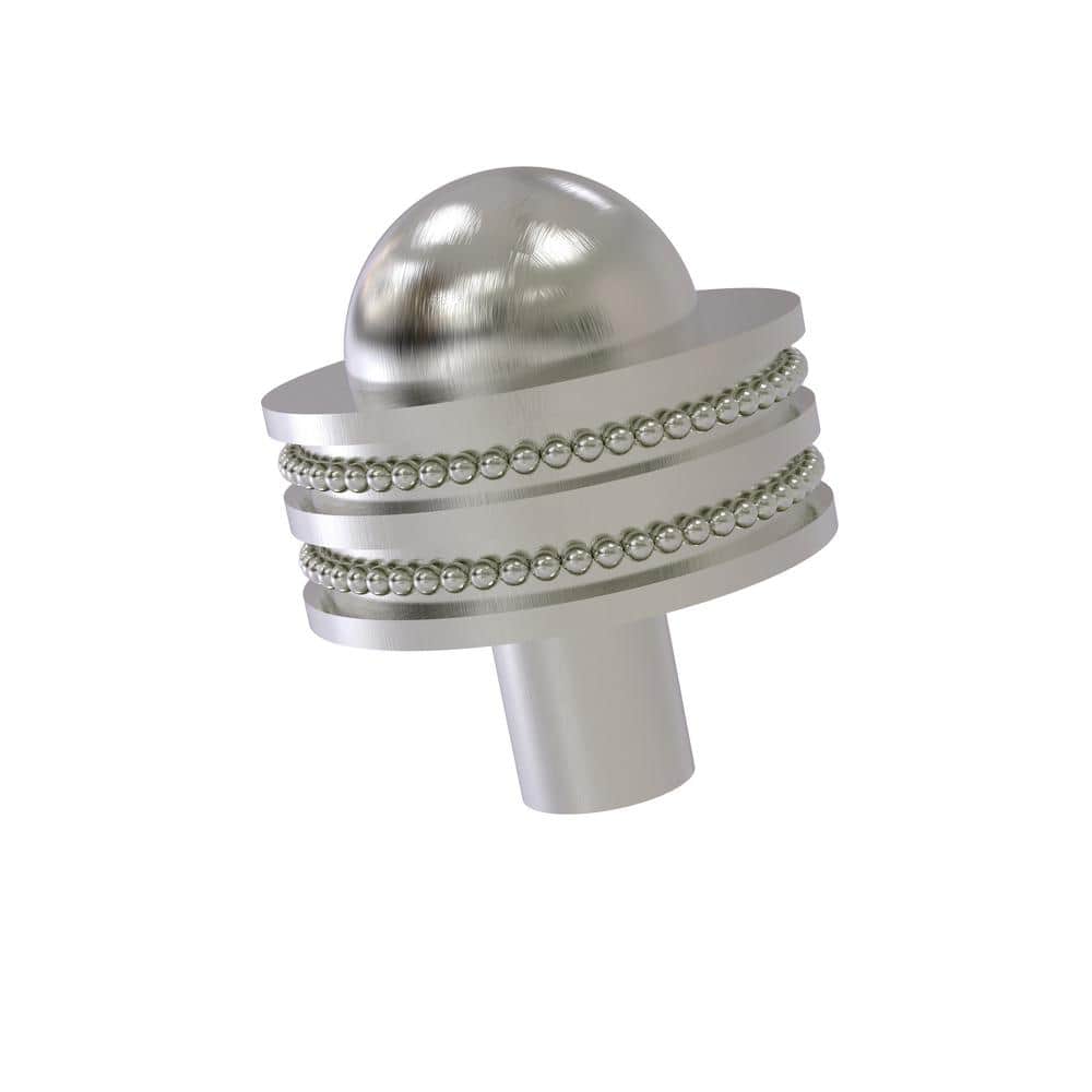 Allied Brass 1-1/2 in. Cabinet Knob in Satin Nickel