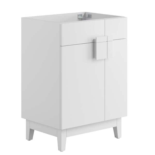 MODWAY Miles 23 in. W. x 17.5 in. D x 33.5 in. H Bath Vanity Cabinet without Top in White