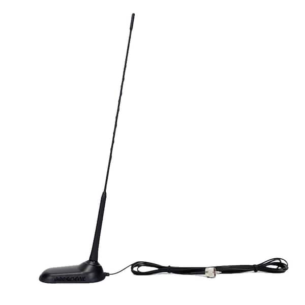 VIRGINIA-F Magnetic-Mount AM/FM CB Outdoor Antenna with Fixed-Angle Whip