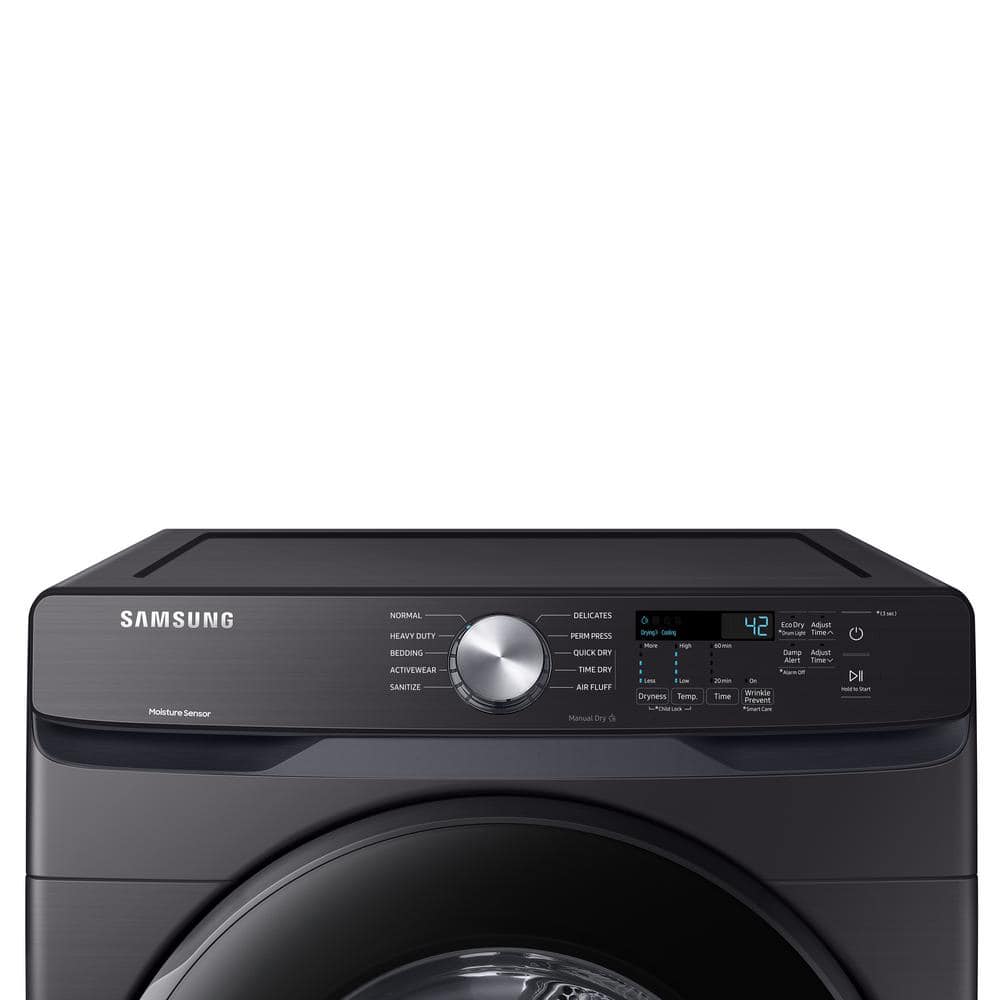 Samsung 7.5 Cu. Ft. Black Stainless Steel Smart Front Load Dryer