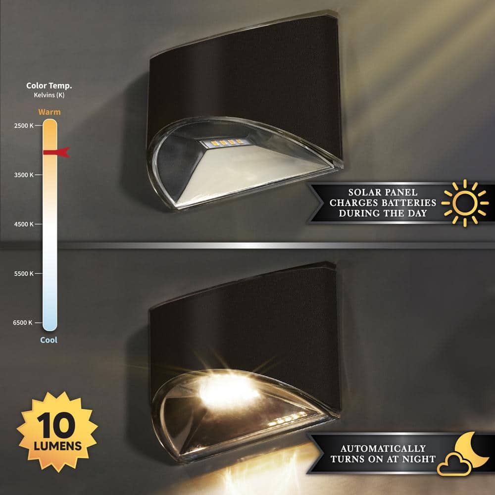Stainless Steel Solar LED Deck and Wall Light Multipack