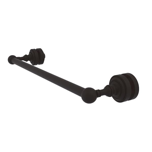 Allied Brass Dottingham Collection 30 in. Shower Door Towel Bar in Oil Rubbed Bronze