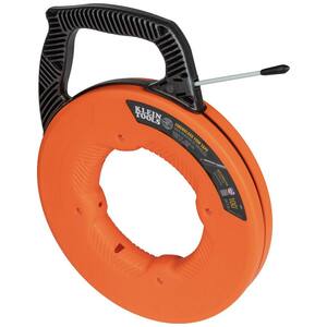 SWANLAKE 40FT Fish Tape Wire Puller Through Wall Electrical Fish Tape Pull Push 
