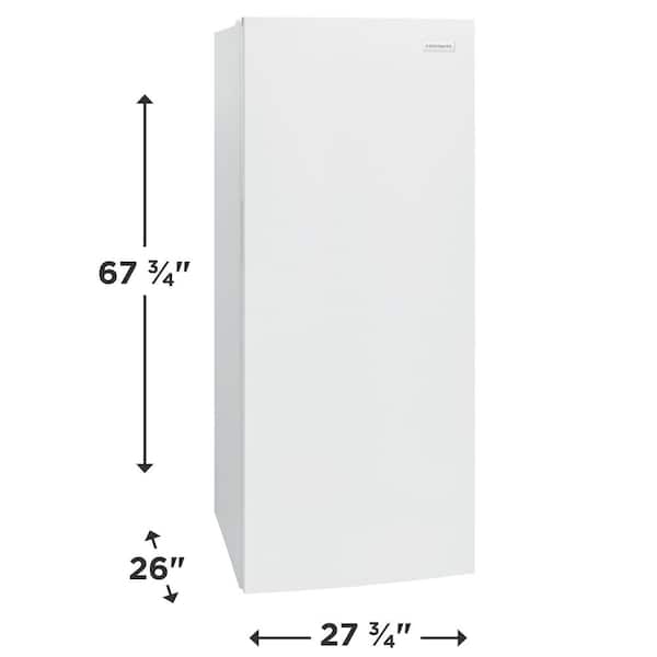 FEILER 大判約100cm×150cm Frigidaire 16 cu. ft. Garage Ready Convertible Frost Free Upright