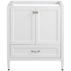 Claxby 30 in. W x 34 in. H x 21 in. D Bath Vanity Cabinet Only in White
