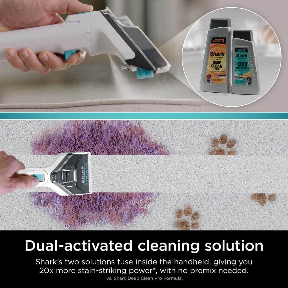 Shark Corded Carpet Expert with Stain striker pet deep carpet cleaner
