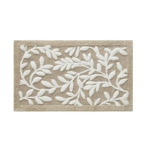21 in. x 34 in. Multicolor Cotton Tufted Rectangle Bath Rug