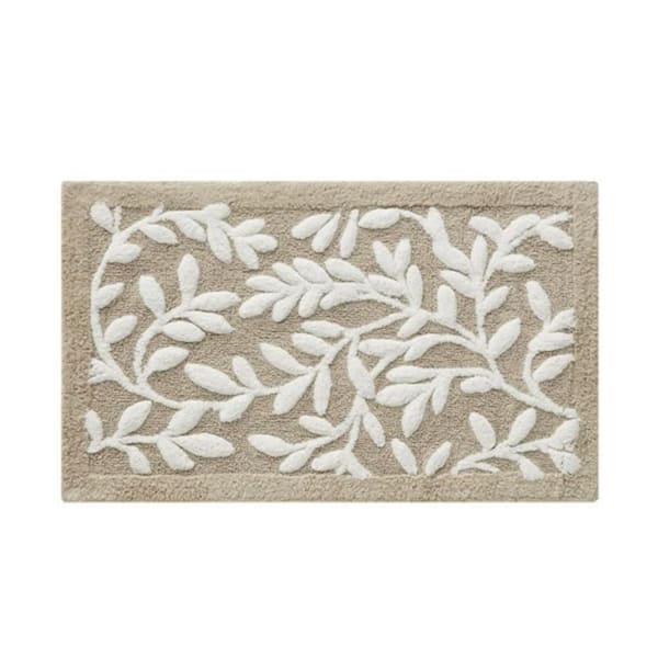 Jeedeson 21 in. x 34 in. Multicolor Cotton Tufted Rectangle Bath Rug