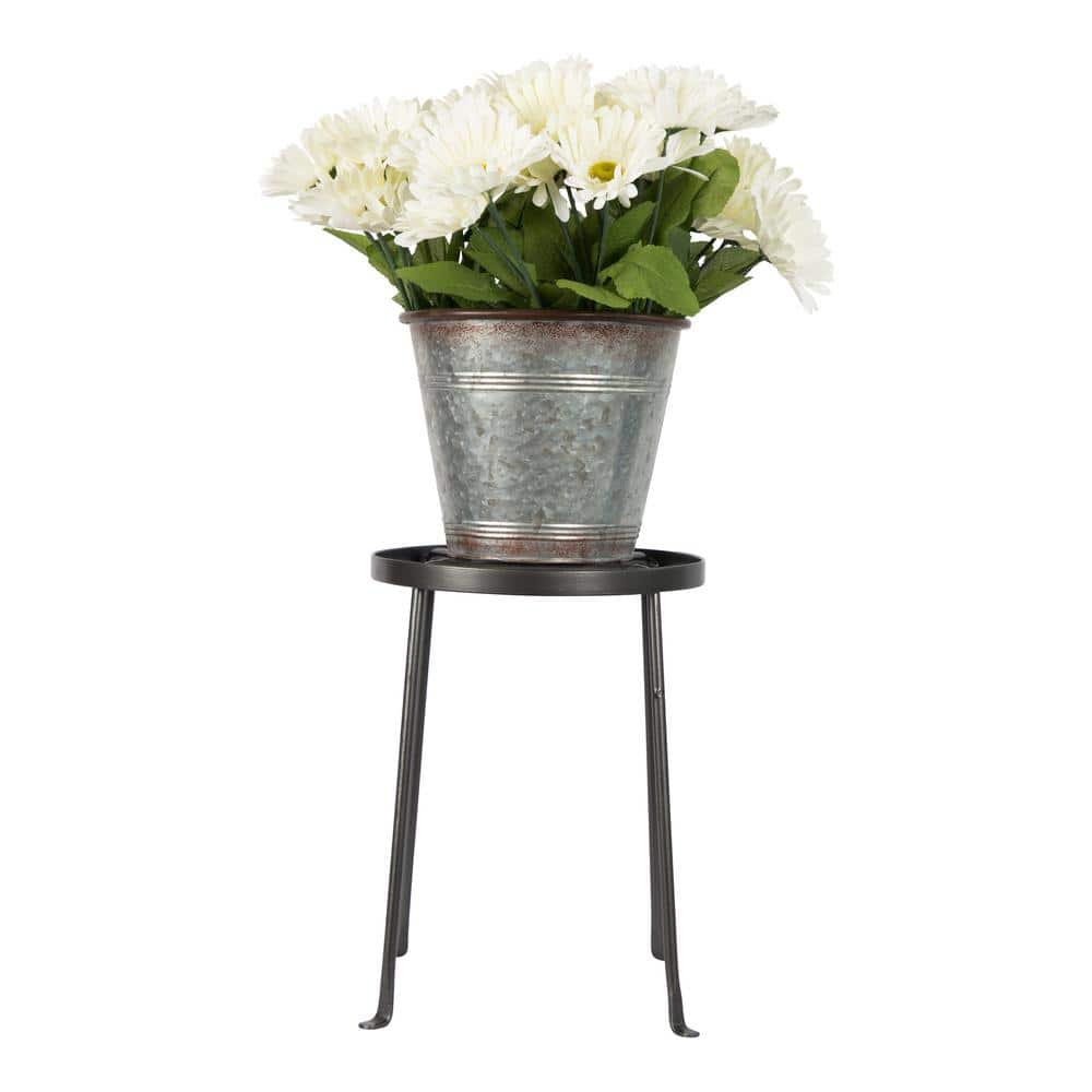 Argyle Black Wrought Iron 18" Plant Stand