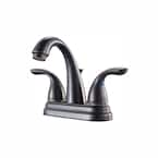 Pfister Pfirst Series 4 In. Centerset Double Handle Bathroom Faucet 