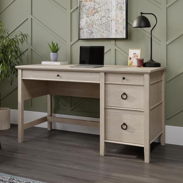 Arches Writing Desk with Storage Cabinets Natural - Threshold™