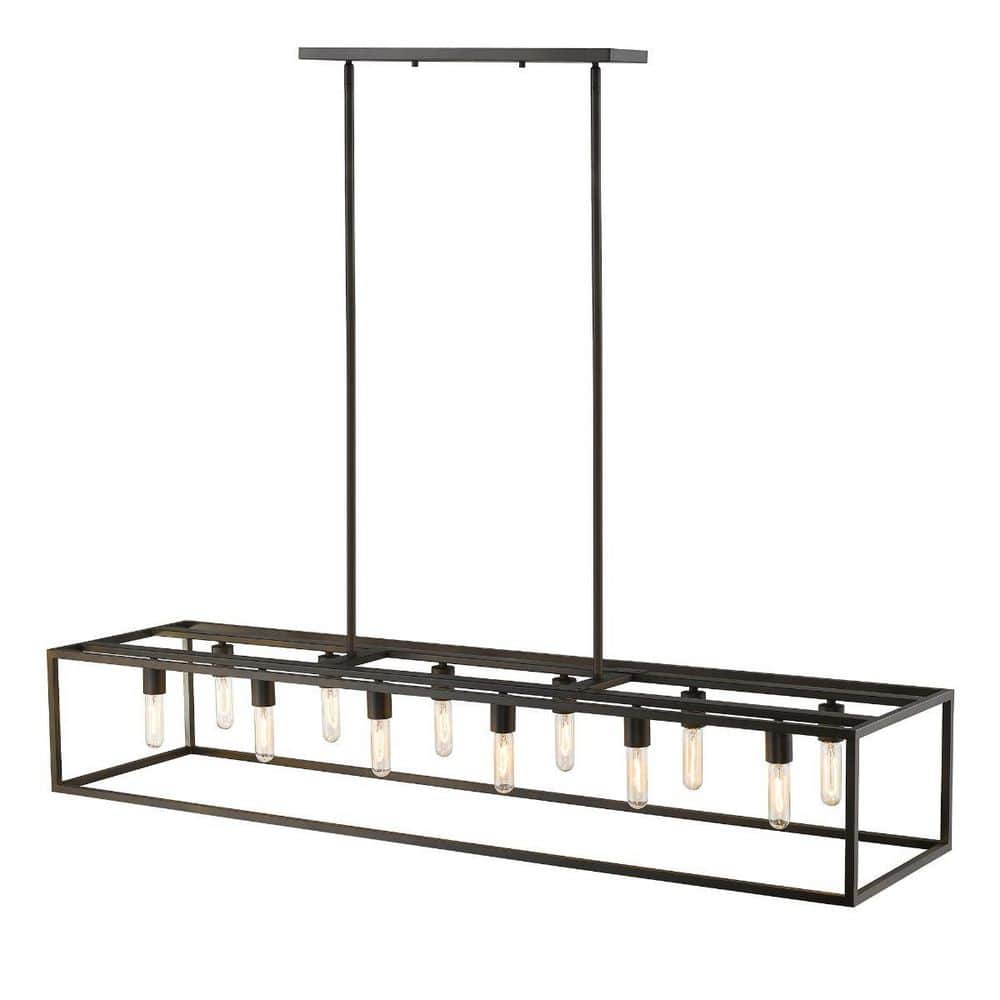60-Watt 12-Light Bronze Pendant Light with Metal, No Bulbs Included price history on PriceWatchPro