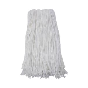 Rayon Cut-End Wet String Mop Mop Head, No. 32, White, (12-Carton)