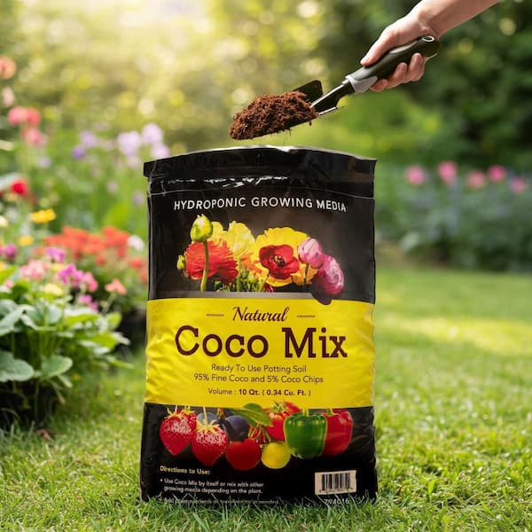 Envelor 10 qt. Coco Fiber All Purpose Hydrated Potting Soil Mix
