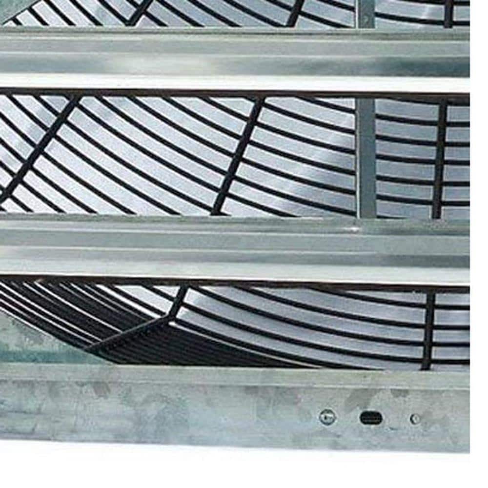 BreezeMaster 36" Industrial Wall-Mounted Exhaust Fan with Auto Shutters