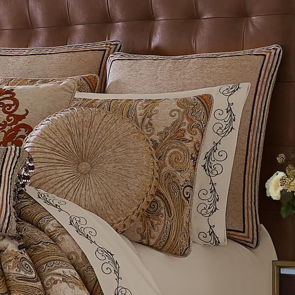 QUEEN STREET NEW YORK Lakeview 4-Piece. Beige Polyester Queen