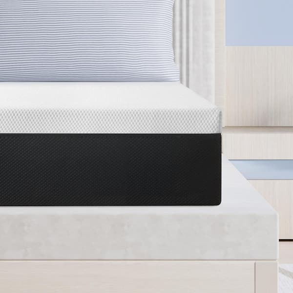 12 in. King Size Medium Firm Memory Foam Mattress,Cooling,Pressure Relief and Fbric Cover