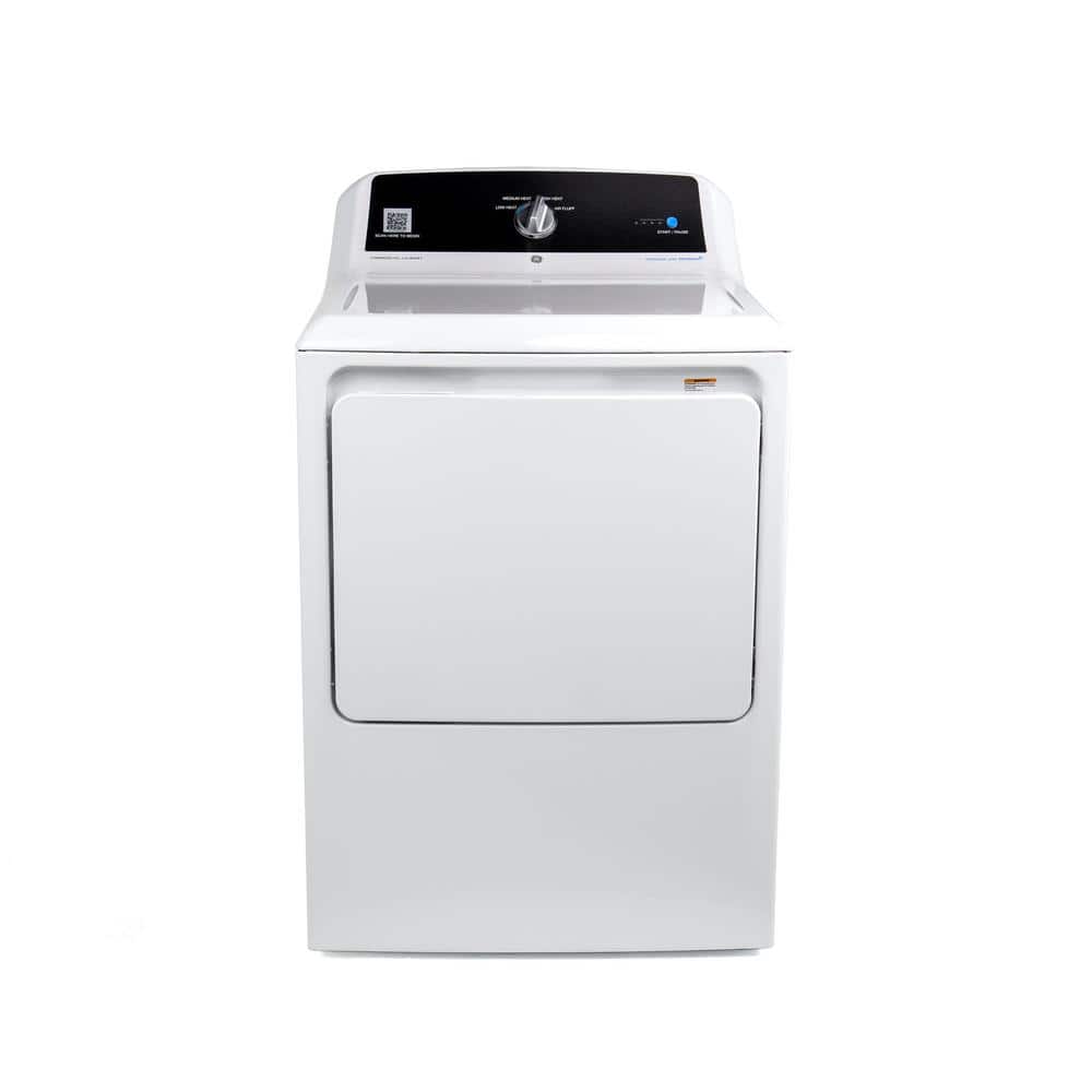 7.4 cu. ft. White Commercial Electric Dryer with Built-In Coinless Payment System