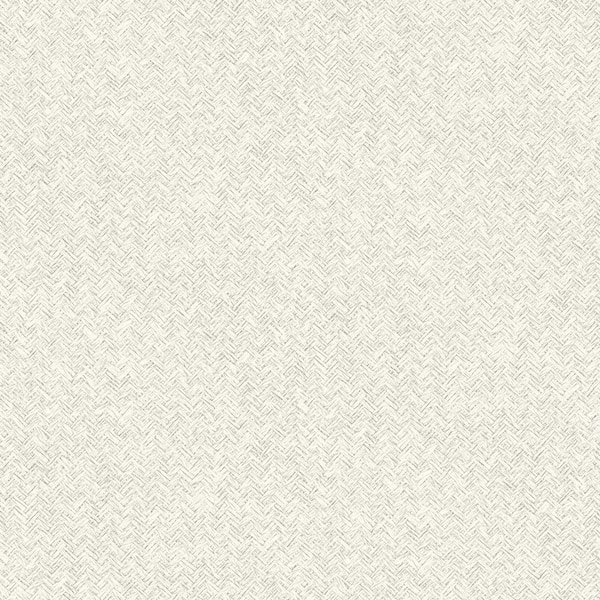 Chesapeake 10 in. W x 13 in. L White Woven Basket Wallpaper Sample