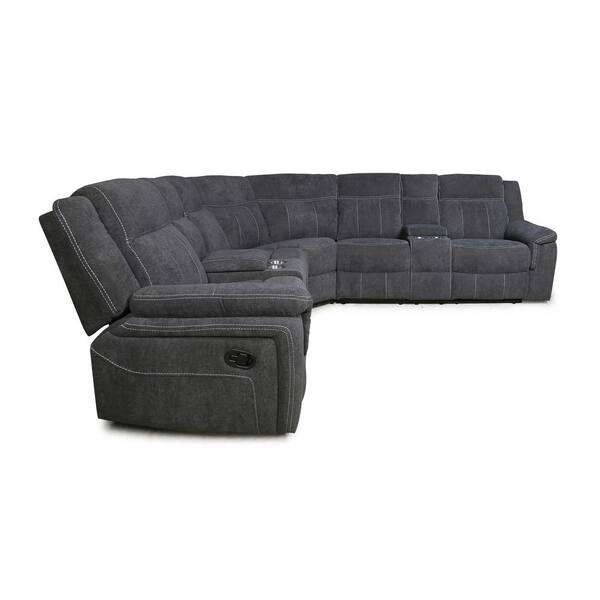 symmetrical reclining sectional