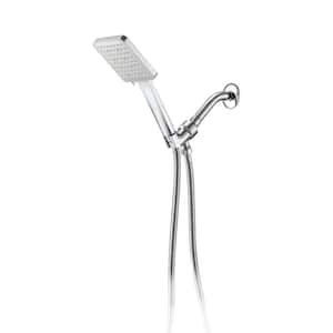 6-Spray Wall Mount Handheld Shower Head 1.8 GPM in Chrome