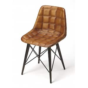 Bernadette Medium Brown Plastic Side Chair