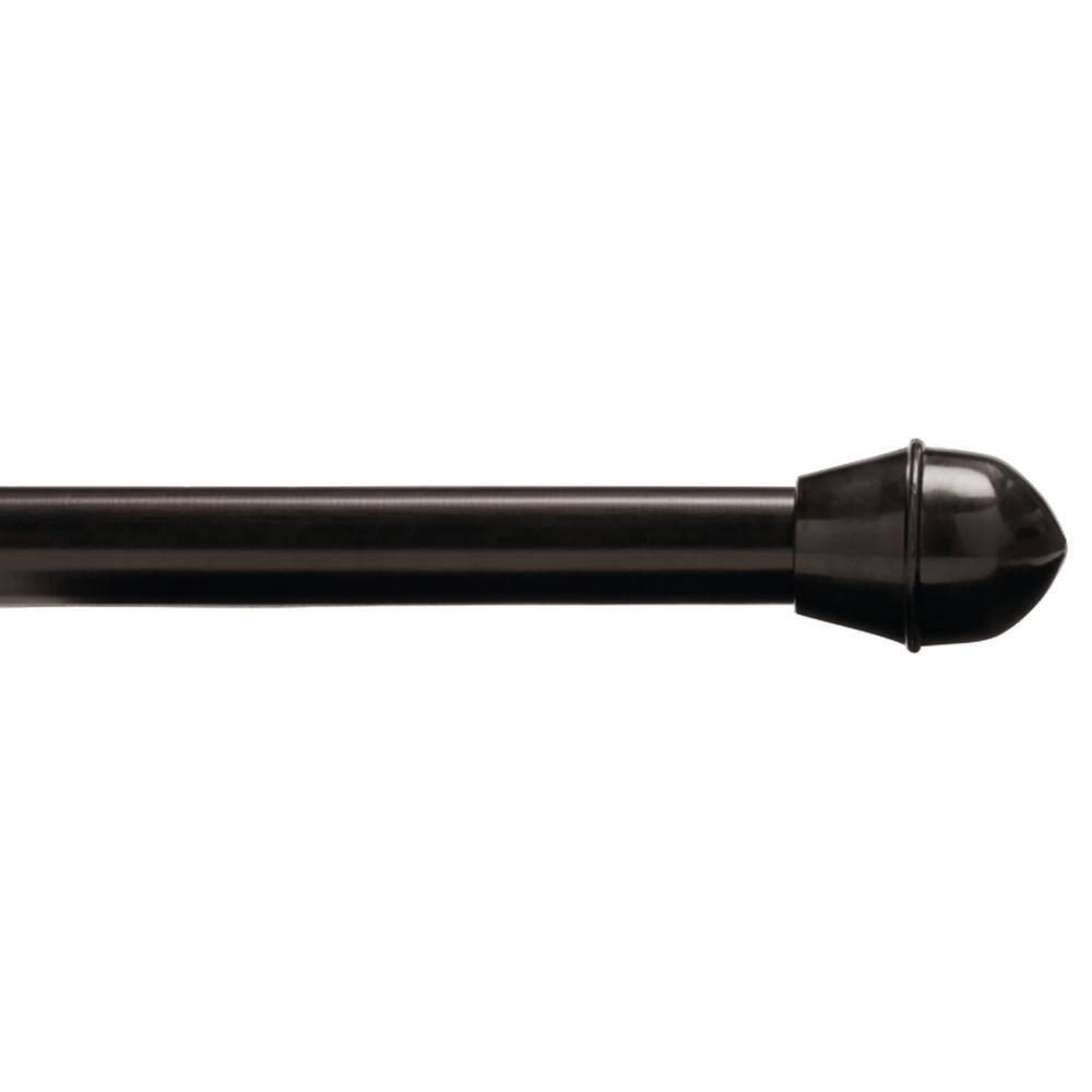28 in. Oil Rubbed Bronze Standard Cafe Rod 5/8 in. Dia 920975 The