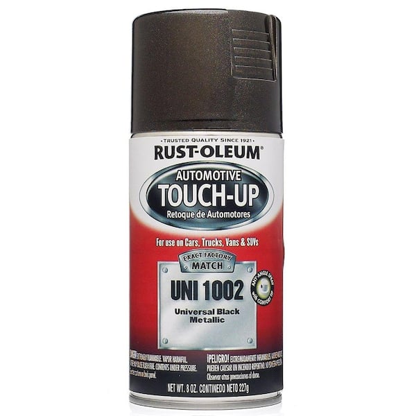 Rust-Oleum Automotive 8 oz. Universal Black Metallic Touch-Up Spray Paint (6-Pack)