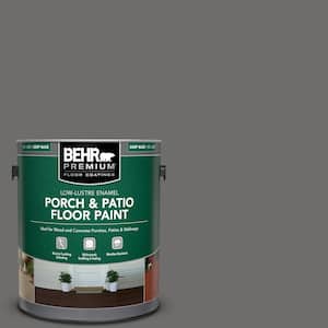 1 gal. #780F-6 Dark Granite Low-Lustre Enamel Interior/Exterior Porch and Patio Floor Paint