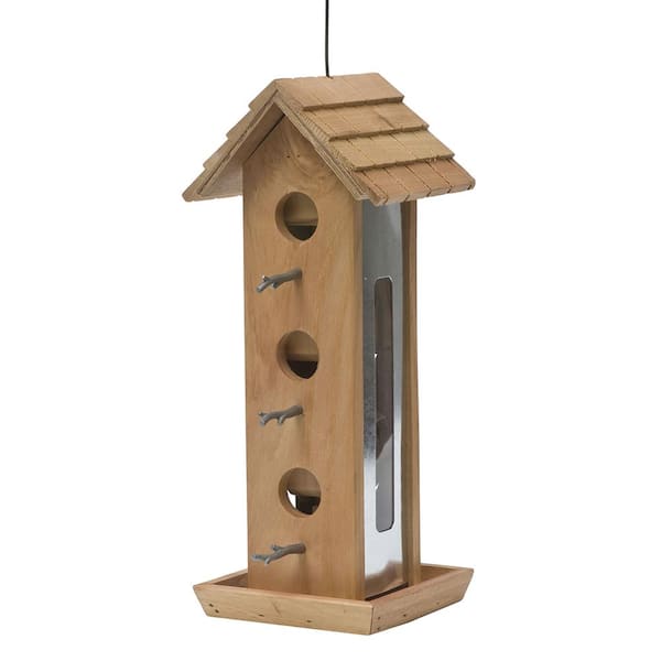 Perky-Pet Tin Jay Hanging Wood Bird Feeder - 2 lb. Capacity