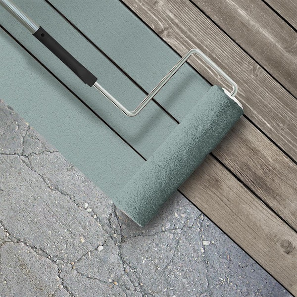 1 gal. #PFC-46 Barrier Reef Textured Low-Lustre Enamel Interior/Exterior Porch and Patio Anti-Slip Floor Paint