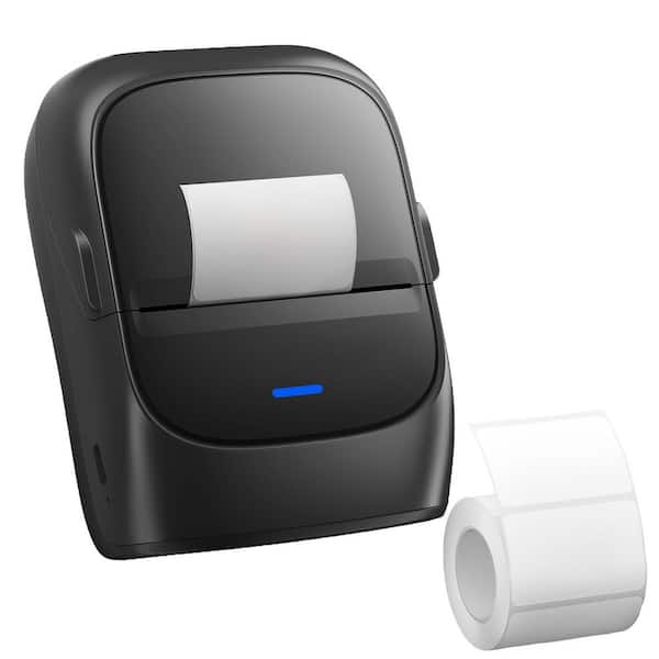 Ahfiwaso Portable Thermal Label Maker Sticker Barcode Printer Bluetooth Handheld 2 in. with Tape for Phone PC