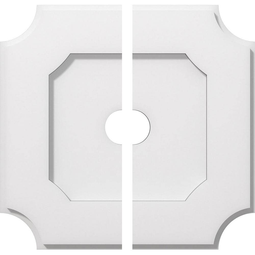 1 in. P X 8-1/4 in. C X 14 in. OD X 2 in. ID Locke Architectural Grade PVC Contemporary Ceiling Medallion, Two Piece price history on PriceWatchPro