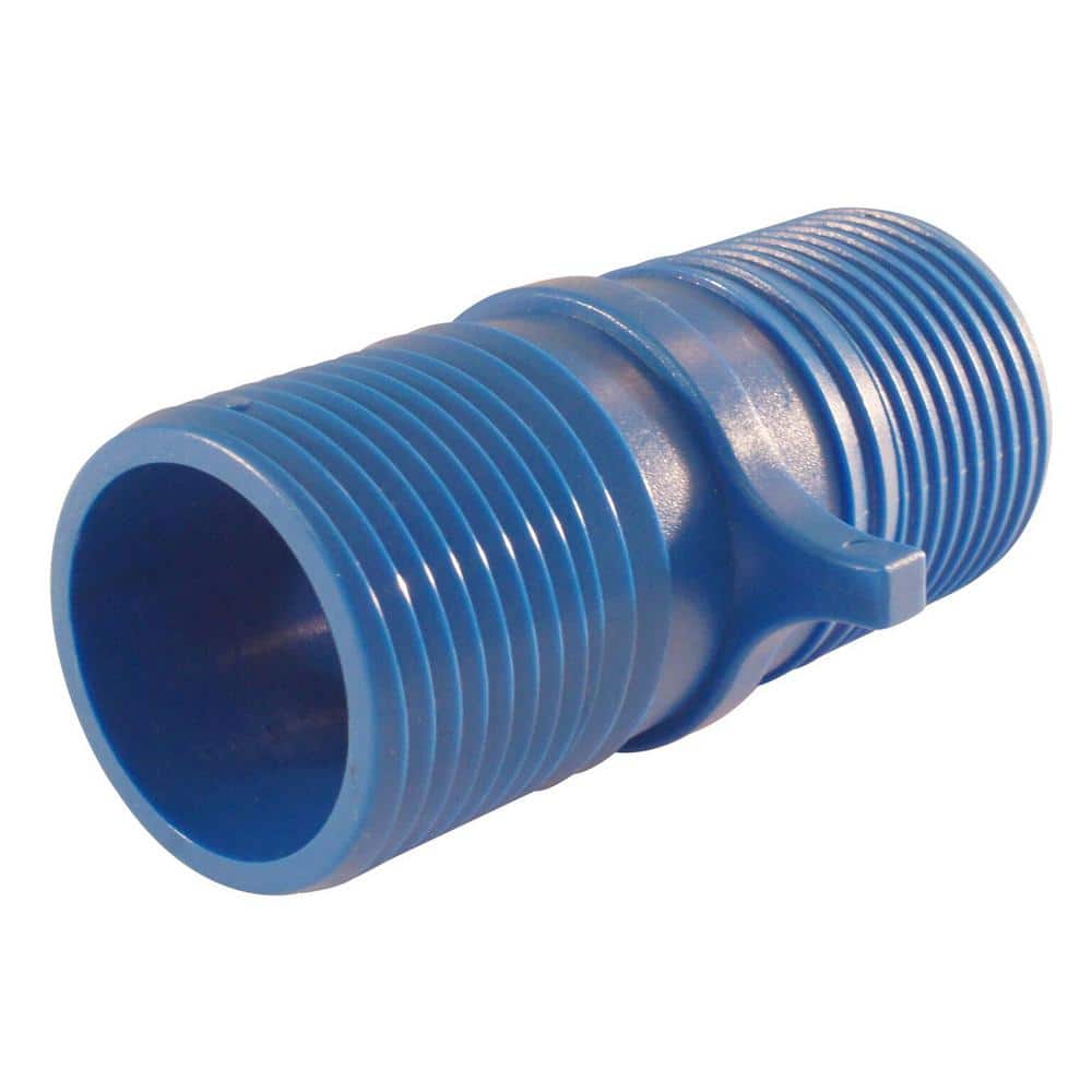 Apollo 1-1/2 in. Blue Polypropylene Twist-In Coupling